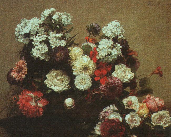 Henri Fantin-Latour Still Life with Flowers  2 china oil painting image